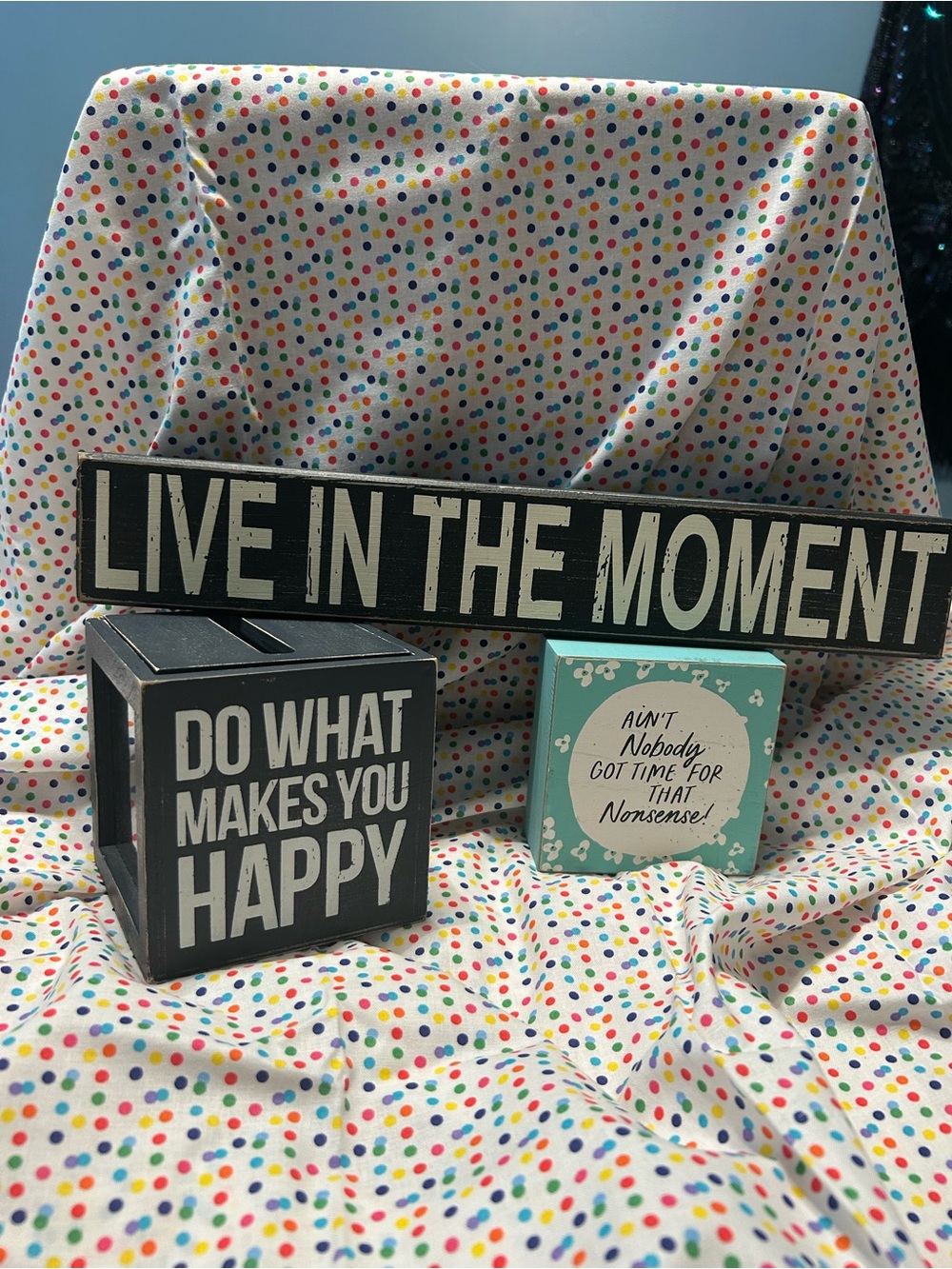 Primitives by Kathy Black and White Inspirational Sign Set